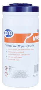 70% IPA Surface Wet Wipe White 