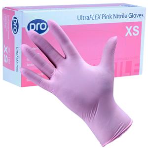 UltraFLEX Pink Nitrile Gloves