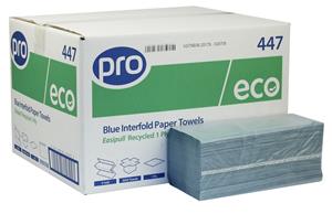 V-Fold 1 Ply Blue Paper Towel 