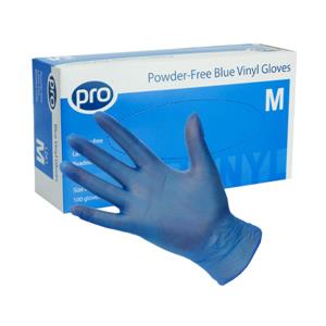 Powder-Free Blue Vinyl Gloves