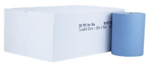 Autocut 1ply Blue Towel Roll 20cmx150m