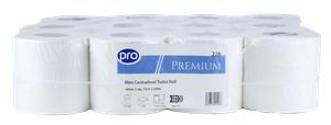 Mini Centrefeed Toilet Rolls 13cm x 100m