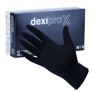 Dexi Heavy Duty Black Nitrile Gloves
