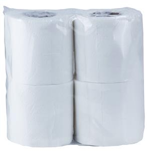 White 2 Ply Recycled Toilet Rolls - 200 Sheet 